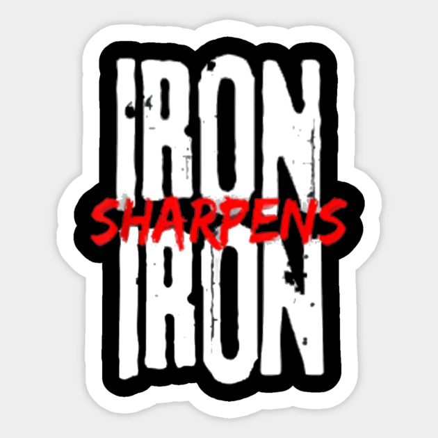 Iron Sharpens Sticker by No Offense